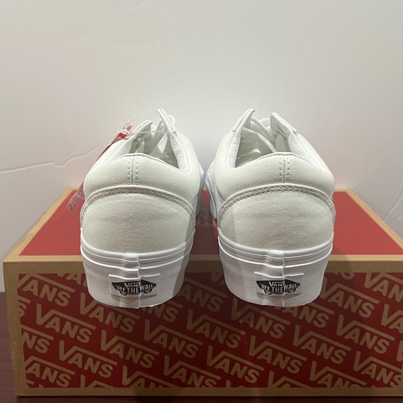 Vans, Old Skool Platform, VN0A3B3UWOO, True White - Picture 5 of 12